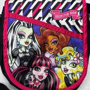 Monster High Crossbody Bag Purse Girls Kids Cartoon Character‎